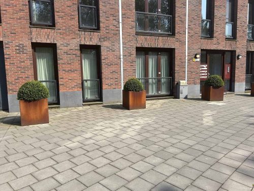 Kwalitatieve Cortenstaal bloembak Kwalitatieve Cortenstaal Plantenbak